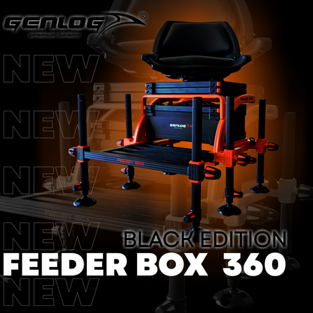 GENLOG SIEDZISKO BOX FEEDER 360cm BLACK EDITION