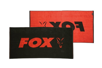 CCL176 FOX RĘCZNIK BEACH TOWEL BLACK &amp; ORANGE