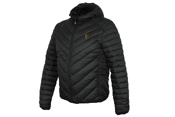 CCL145 KURTKA Fox Collection Quilted Jacket Black/Orange S