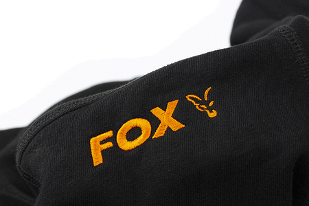 CCL001 BLUZA Fox Collection Orange &amp; Black Hoodie S 