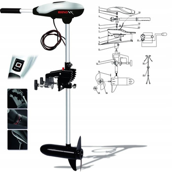 RHINO SILNIK ZABURTOWY ELEKTRYCZNY 34 LBS
