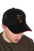 CHH017 FOX Collection Trucker Cap Black &amp; Orange