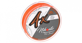 MIKADO PLECIONKA NIHONTO FINE BRAID 0.30mm/29.6kg/15m POMARAŃCZOWY FLUO