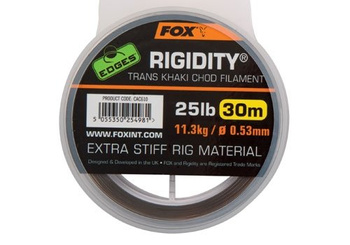 CAC611 FOX EDGES Rigidity - Trans Khaki 30lb/0.57mm