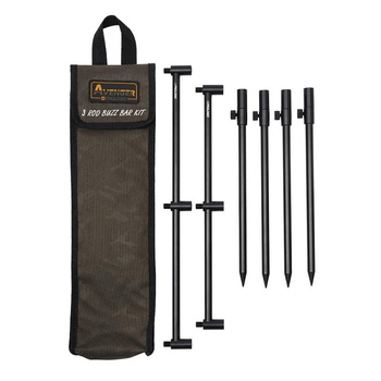 65023 PROLOGIC AVENGER BUZZ BAR &amp; CARRYCASE 3 ROD 20-34cm