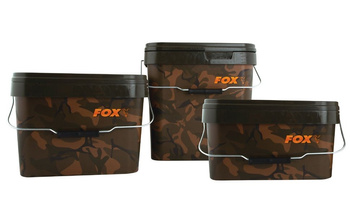 CBT007 Wiadro FOX Camo Square Buckets 17l