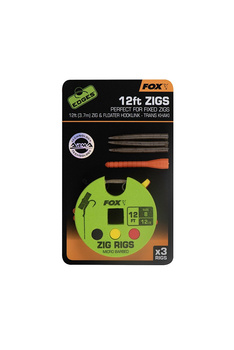 CCR190 FOX EDGES ZIG RIGS - 12FT (3.7M)