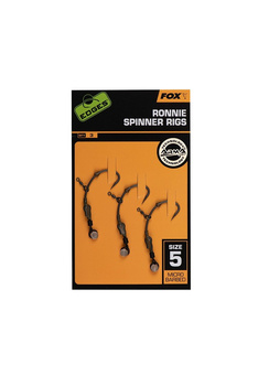 CCR188 FOX EDGES RONNIE SPINNER RIGS X3 Medium Curve 5 x 3