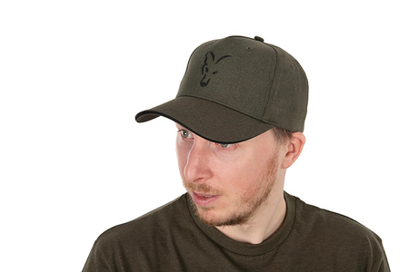 CHH016 FOX CZAPKA Collection Baseball Cap Green &amp; Black