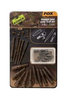 CAC776 FOX EDGES CAMO POWER GRIP LEAD CLIP KIT