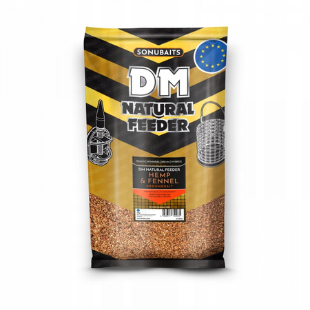 ZANĘTA SONUBAITS DM NATURAL FEEDER HEMP & FENNEL 1kg