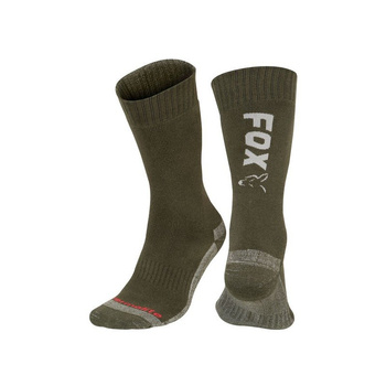 CFW119 Fox Collection Socks 44-47 Green/Silver