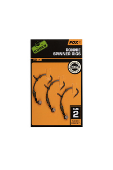 CCR186 FOX PRZYPON EDGES RONNIE SPINNER RIGS 2 x 3