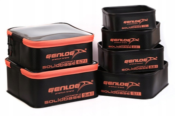 GENLOG ZESTAW  6 POJEMNIKÓW EVA SOLID BASE CARBON