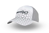 GHH008 Matrix CZAPKA Hex Print Cap White